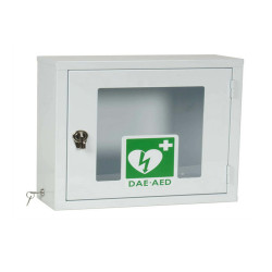 Visio Teca per defibrillatore semiautomatico - bianco - PVS