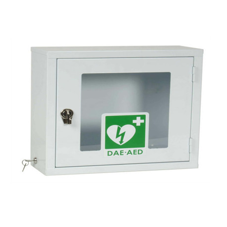 Visio Teca per defibrillatore semiautomatico - bianco - PVS