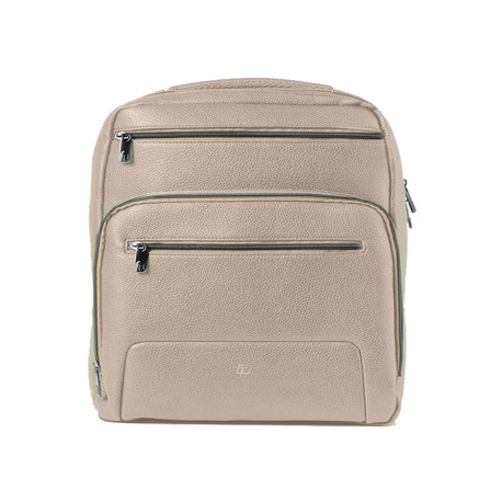 Zaino Gate Trended - 29 x 42 x 15 cm - ecopelle - ghiaccio - In Tempo