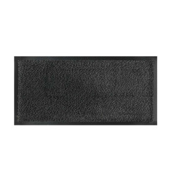 Zerbino asciugapassi Nevada - 90 x 120 cm - grigio antracite - Velcoc