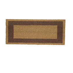 Zerbino Cocco - 60 x 100 cm - fondo in vinile - marrone - Velcoc