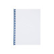 GBC CombBind - 14 mm - 21 anelli - A4 (210 x 297 mm) - 125 fogli - blu - 100 pezzi pettine per la rilegatura in plastica - per 