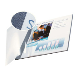 Copertine Impressbind - flessibile - 7 mm - blu - Leitz - scatola 10 pezzi
