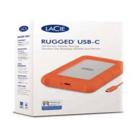 1TB LACIE RUGGED HDD USB-C