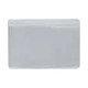 Favorit - Tasca di protezione per biglietti da visita - 2 compartimenti - per 85 x 54 mm - traslucido (pacchetto di 50)