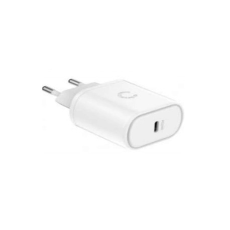 20W USB-C PD Dual Port Wall Charger EU - White