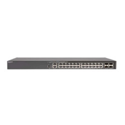 24 10/100/1000 802.3AT CLASS 4 POE 370W BUDGET 4 1/10/25GBE SFP28