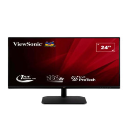 24 Frameless FHD SuperClear IPS LED Monitor with VGA HDMI DisplayPort and speakers
