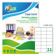 Etichette adesive LP4W - in carta - permanenti - 70 x 42,3 mm - 21 et/fg - 100 fogli - bianco - Tico