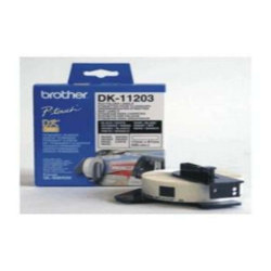 300 ETICHETTE IN CARTA NERO SU BIANCO 17 MM X 87 MM