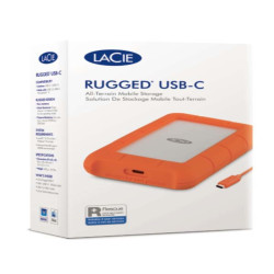 4TB LACIE RUGGED HDD USB-C