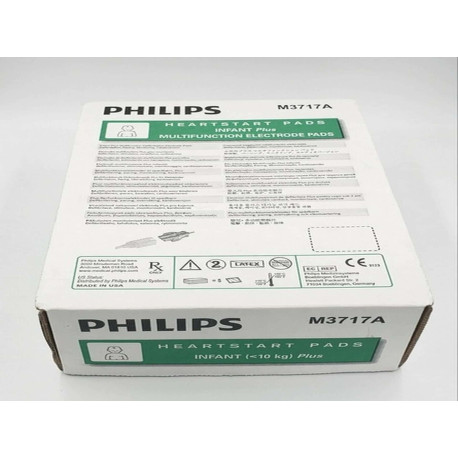 5 X Elettrodi Pediatrici Defibrillatore Philips Heartstart XL+ / MRx Piastre Bambini 1,5 anni M3717A