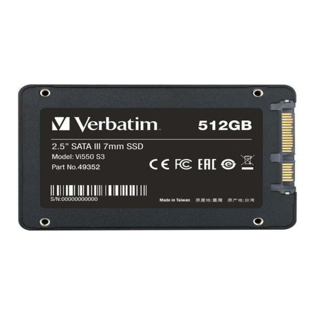 512GB SATA3 2.5 SSD 7MM VI550