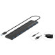 7-Port USB 3.0 HUB with Power Adapter 90cm Cable Individual Power Switch USB 3.2 Gen 1
