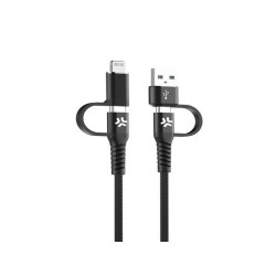 ---A+C TO C+LIGHT CABLE 2M BK