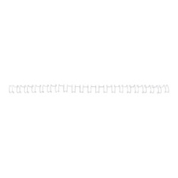 GBC MultiBind - 12 mm - 21 anelli - A4 (210 x 297 mm) - 85 fogli - bianco - 100 pezzi filo per rilegatura - per P/N: IB271212, 
