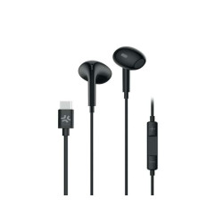 ---DROP STEREO EARPHONES USB-C BK
