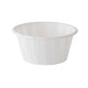 Coppetta porta salse monouso in carta - 30 ml - bianco - Signor Bio - conf. 250 pezzi