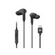 ---IN EAR STEREO EARPHONES USB-C BK