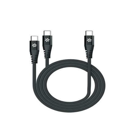 ---USB-C TO 2 USB-C CABLE BK