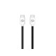 ---USB-C TO USB-C 1.5M BK COTTON