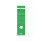 Copridorso CDR C - carta autoadesiva- 7 x 34,5 cm -  verde - Sei Rota - conf. 10 pezzi