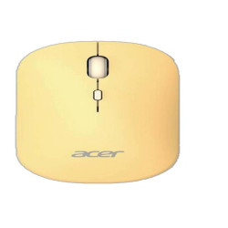 Acer AMR130, Ambidestro, RF senza fili + Bluetooth, 1600 DPI, Giallo