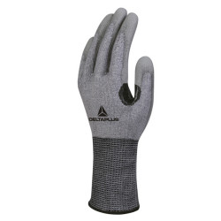 Guanti antitaglio Venicut F03 - maglia Xtrem Cut - palmo in poliuretano - taglia 08 - grigio - Deltaplus