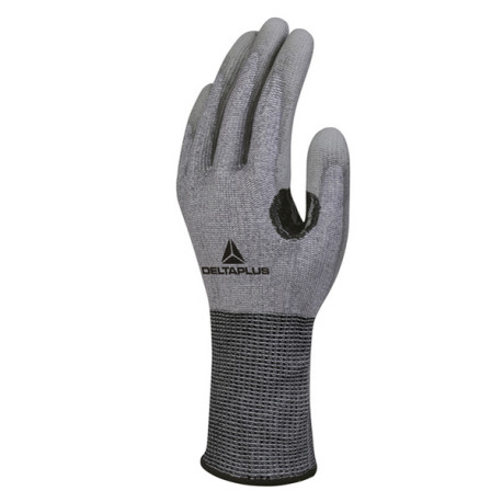 Guanti antitaglio Venicut F03 - maglia Xtrem Cut - palmo in poliuretano - taglia 08 - grigio - Deltaplus