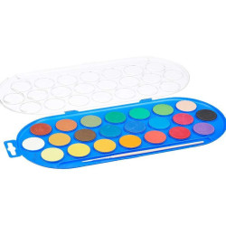 Acquerelli in scatola di plastica