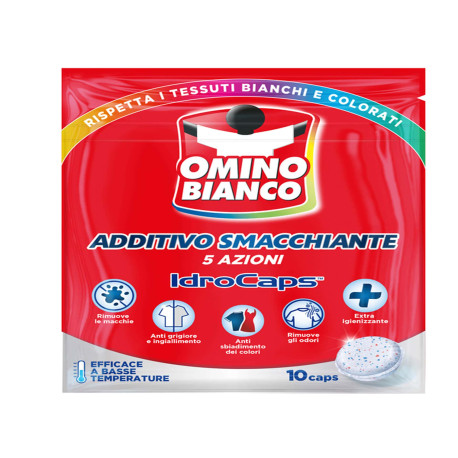 Additivo totale idrocaps 5 in 1 - Omino Bianco - conf. 10 pezzi