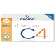 ALBUM CANSON DISEGNO C4 4 ANGOLI LISCIO 33x48cm 200g
