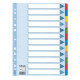 Intercalare Mylar -12 tasti colorati - A4 - Esselte