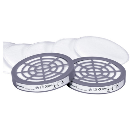 Kit 2 filtri P2 per semimaschera M6400 - Deltaplus