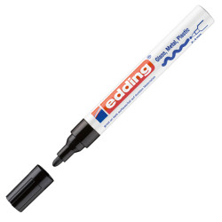 Marcatore permanente a vernice 750 - punta tonda - da 2 a 4 mm - nero - Edding