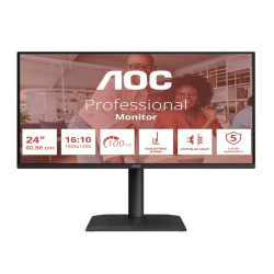 AOC E4 X24E4U, 61 cm (24"), 1920 x 1200 Pixel, Full HD, LED, 4 ms, Nero