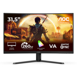 AOC G4 C32G42ZE, 80 cm (31.5"), 1920 x 1080 Pixel, Full HD, LED, 4 ms, Nero, Rosso