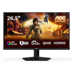 AOC G4 Q27G41ZDF, 67,3 cm (26.5"), 2560 x 1440 Pixel, Quad HD, QD-OLED, 0,03 ms, Nero, Rosso