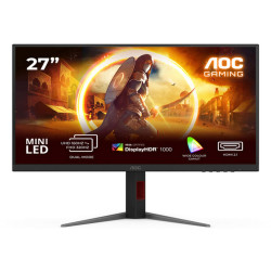 AOC G4 U27G4XM, 68,6 cm (27"), 3840 x 2160 Pixel, 4K Ultra HD, LED, 1 ms, Nero, Rosso