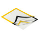 Cornice espositiva Duraframe - A4 - 21 x 29,7 cm - giallo - Durable