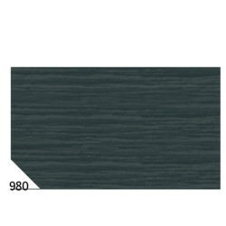 Carta crespa - 50 x 250 cm - 48 gr - nero 980 - Rex Sadoch - conf. 10 rotoli