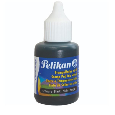 Pelikan INCHIOSTRO PER TIMBRI - 30 ML - NERO