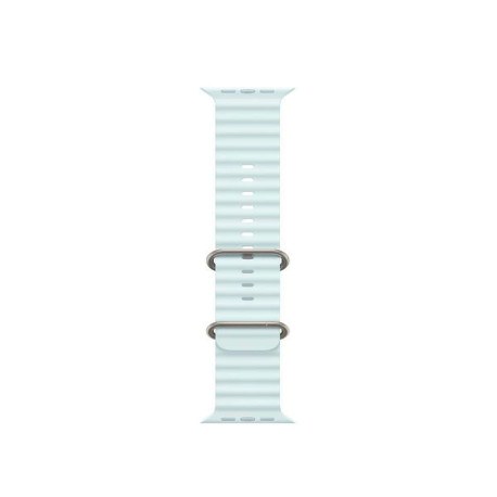 Apple Cinturino Ocean blu ghiaccio (49 mm) - Titanio naturale
