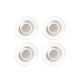 Magneti extraforti - diametro 3,2 cm - trasparente - Nobo - blister 4 pezzi