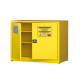Armadio di sicurezza - per liquidi infiammabili - 107,5 x 50 x 110 cm - giallo - Carvel