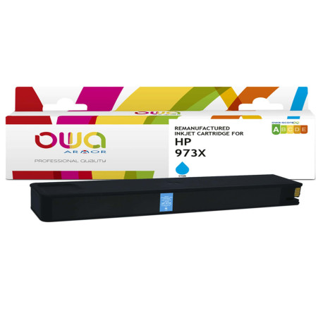 Armor - Cartuccia Compatibile per HP 973X - Ciano - F6T81AE- 8.500 pag