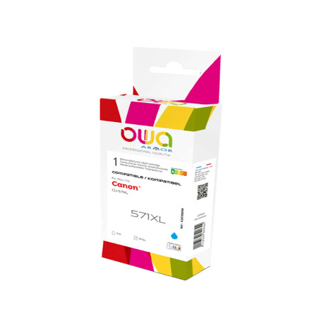 Armor - Cartuccia ink Compatibile  per Canon CLI-571XL - Ciano - K20706OW - 11 ml