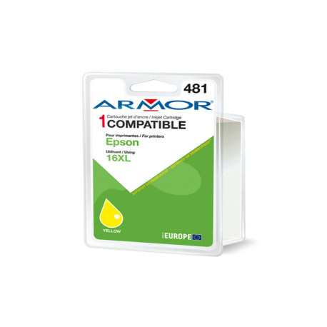 Armor - Cartuccia ink Compatibile  per Epson - Giallo - T163440 (XL) - 8,5 ml