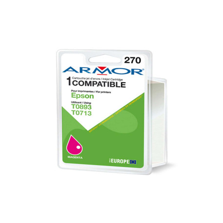 Armor - Cartuccia ink Compatibile  per Epson - Magenta - T071340 - 9 ml