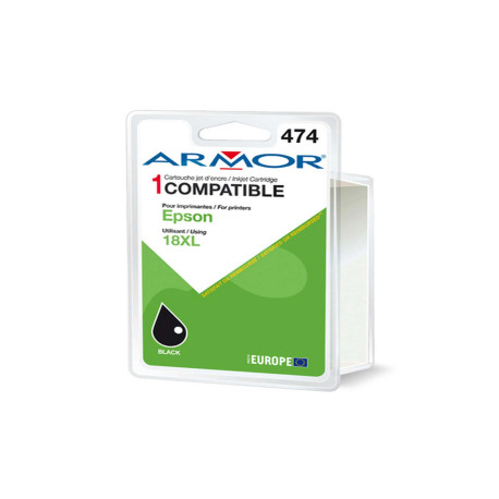 Armor - Cartuccia ink Compatibile  per Epson - Nero - T181140  (XL) - 12 ml